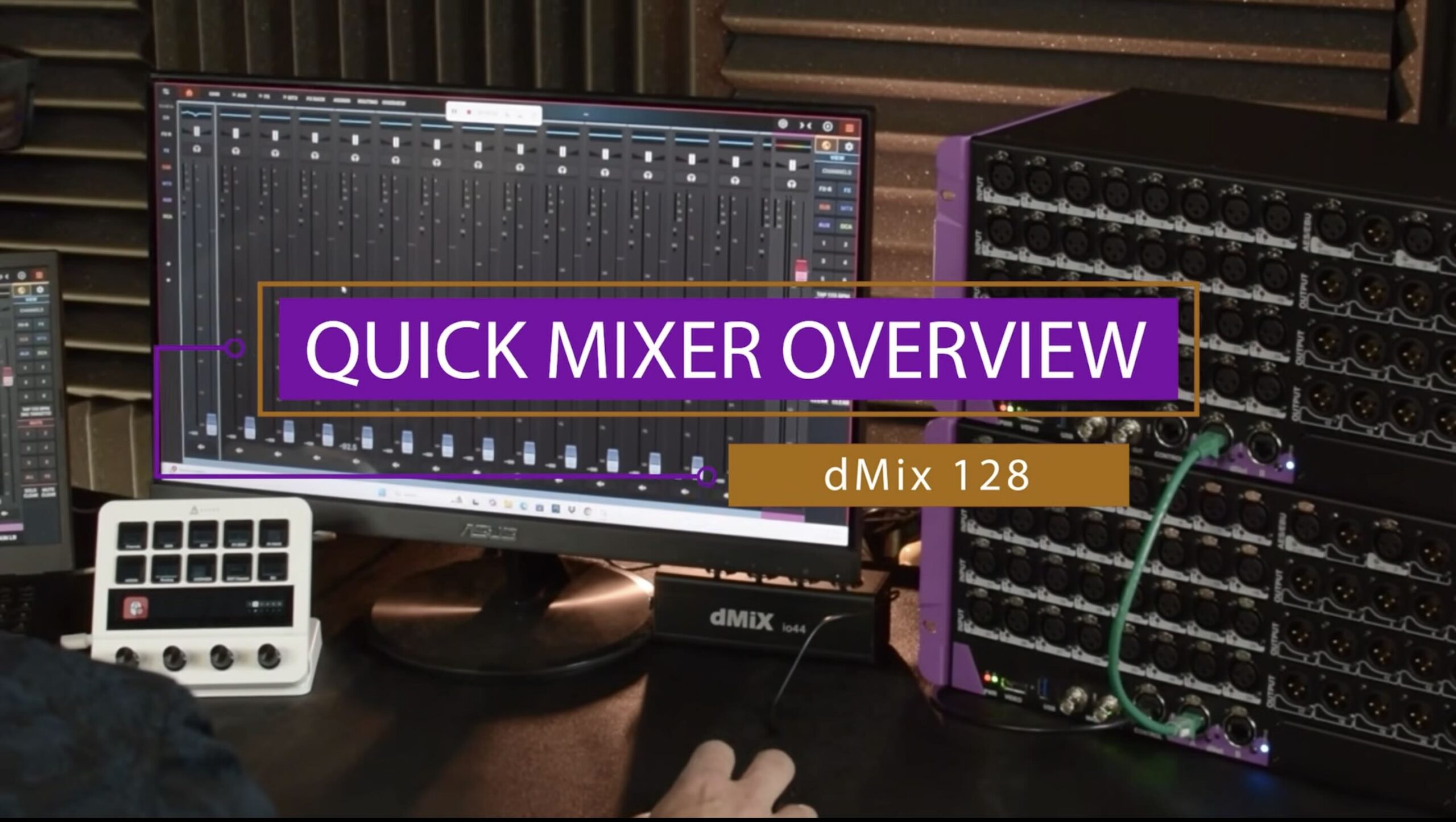 dMix 128 quick mixer overview video still
