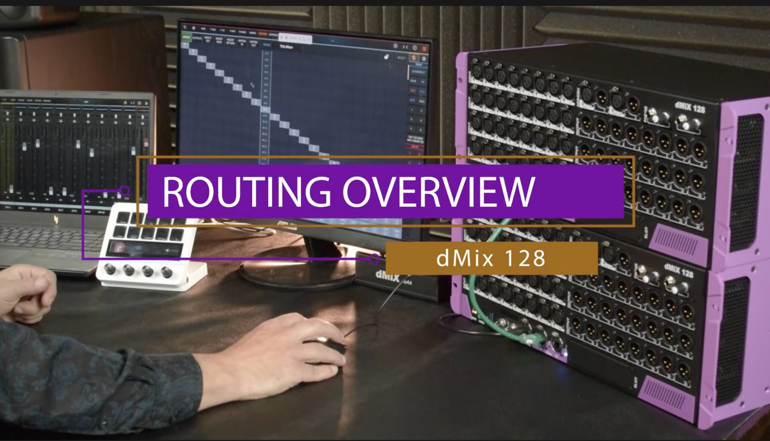 dMix 128 routing overview video still